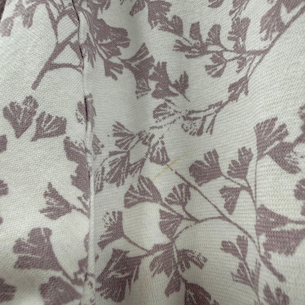FLAWED Garnett hill floral print pajama set organic cotton size m Asian wrap - Picture 5 of 12